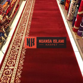 Karpet Masjid Grade B Merah Polos di Sidoarjo