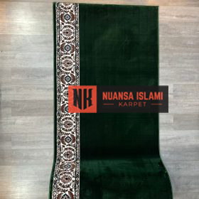 Karpet Masjid Grade Premium Deluxe Hijau Polos di Sidoarjo