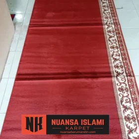 karpet masjid rajakhan merah