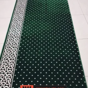 karpet masjid turki mirac hijau bintik