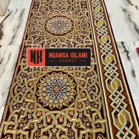 karpet masjid turki nabawi merah